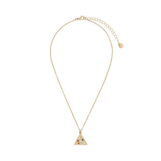 Surreal pyramid necklace